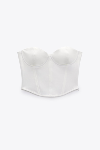 Bustier With Sweetheart Neckline from Zara