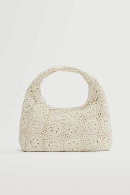 Crochet Handle Bag from Mango