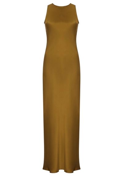 The Valencia Silk Satin Dress from Asceno