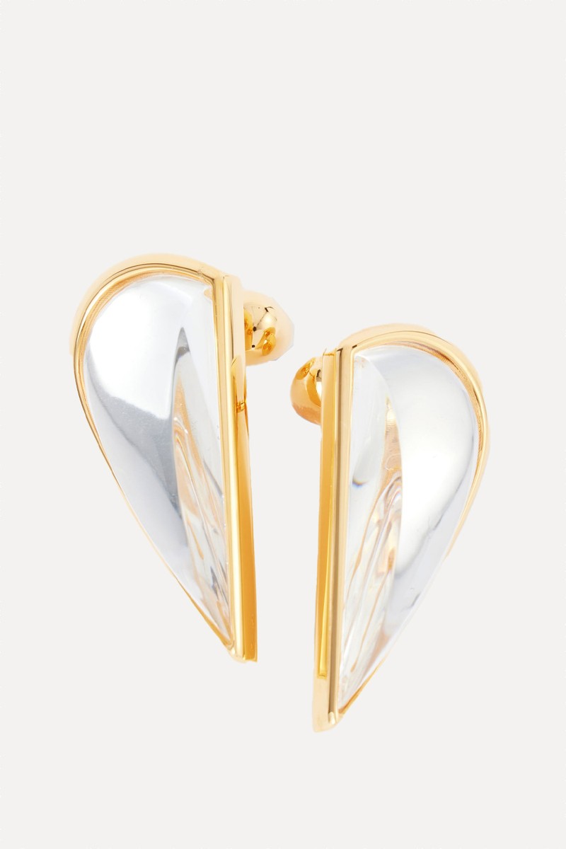 Demi-Cœur Bombe Earrings from Alaïa