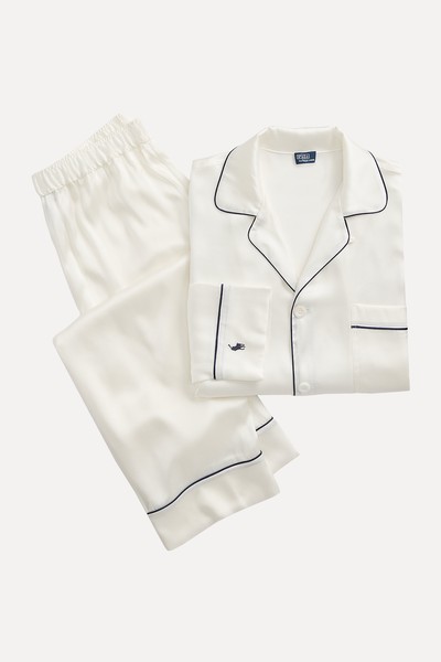 Stretch Silk Long-Sleeve Pyjama Set from Ralph Lauren