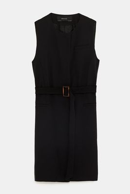 Waistcoat With Belt from Zara