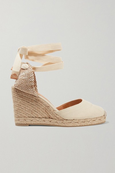 Carina 80 Canvas Wedge Espadrilles from Castañer