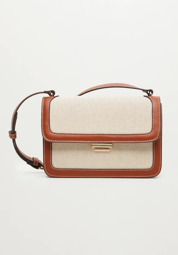 Canvas Crossbody Bag from Mango