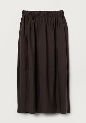 Brown Midi Skirt from H&M