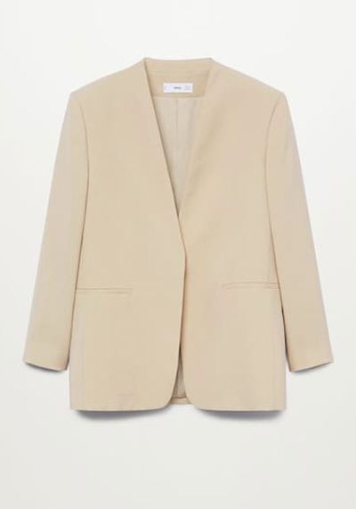 Modal-Blend Suit Blazer from Mango