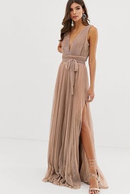 Plisse Prom Maxi Dress from Forever Unique
