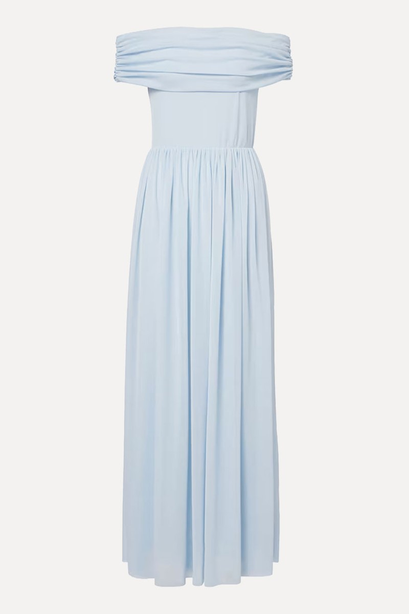 Draped Off-Shoulder Maxi Dress from ROTATE