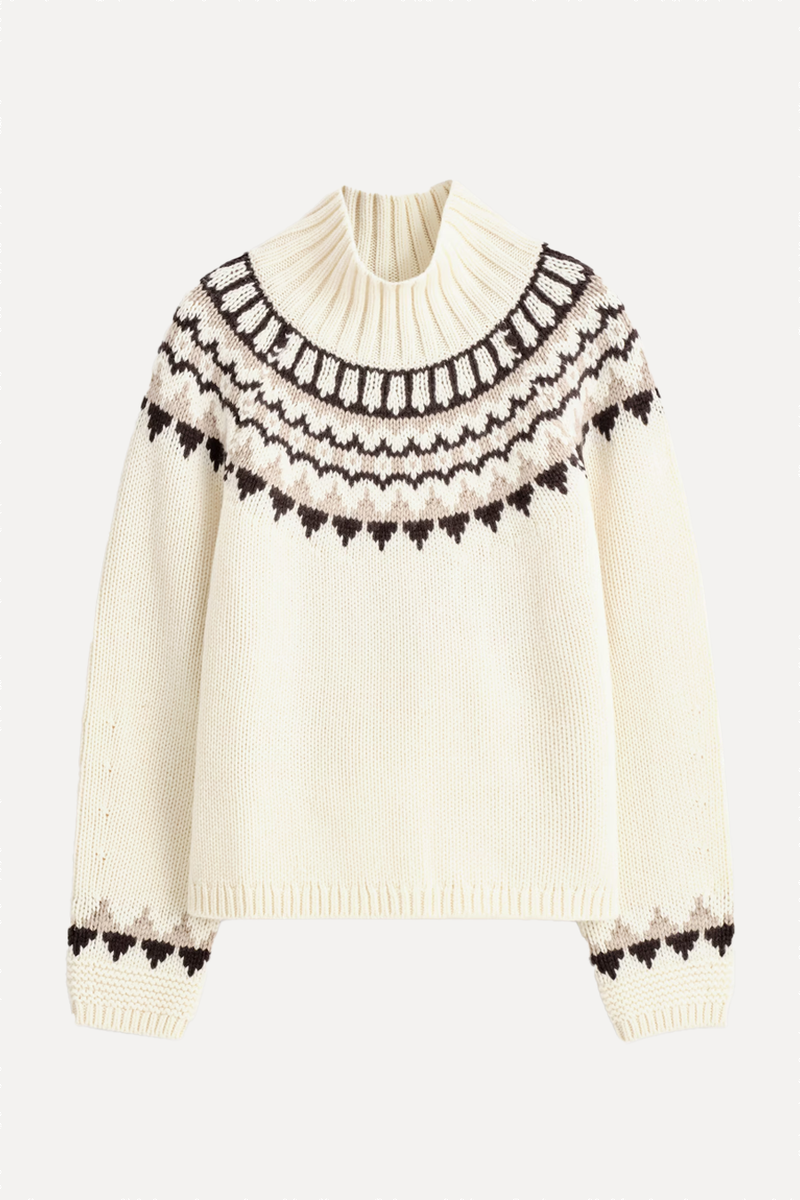 Fair Isle Wool-Cashmere Jumper