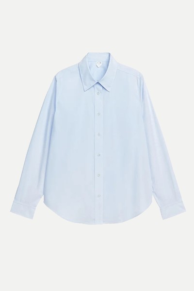 Straight Cut Poplin Shirt from ARKET