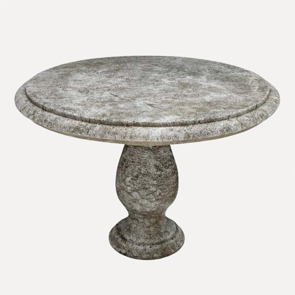 Antique Limestone Table from 1st Dibs