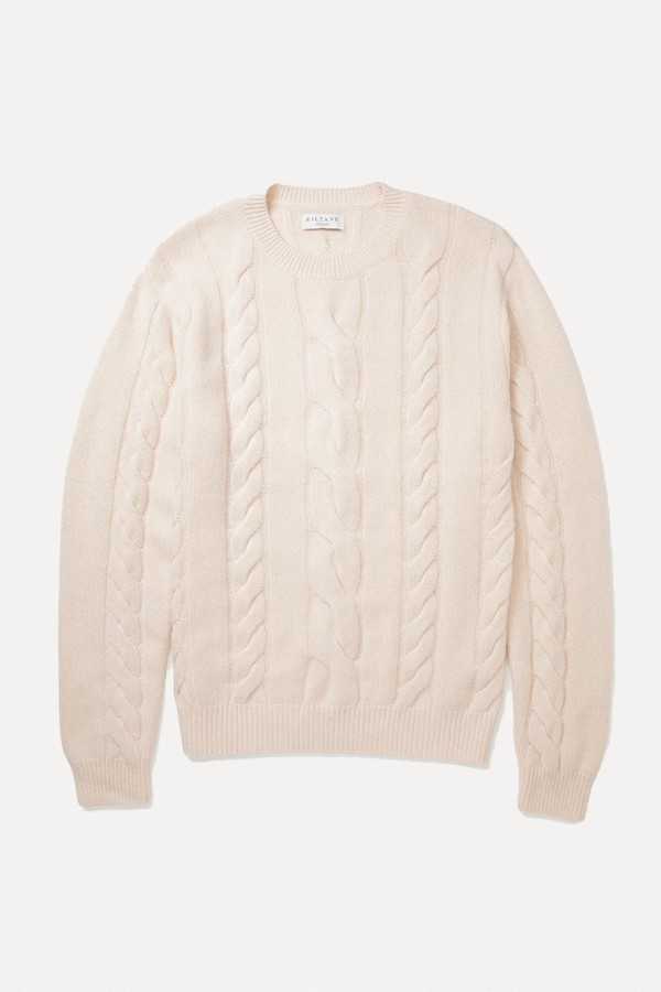 Canongate Cable Cashmere Jumper from Kiltane
