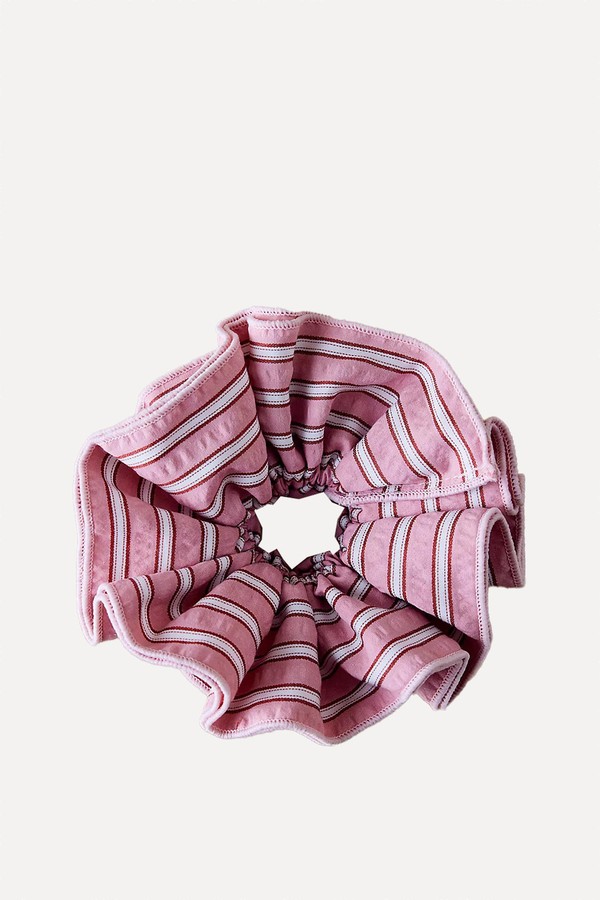Oversized Stripe Hair Scrunchie from ANTHROPOLOGIE