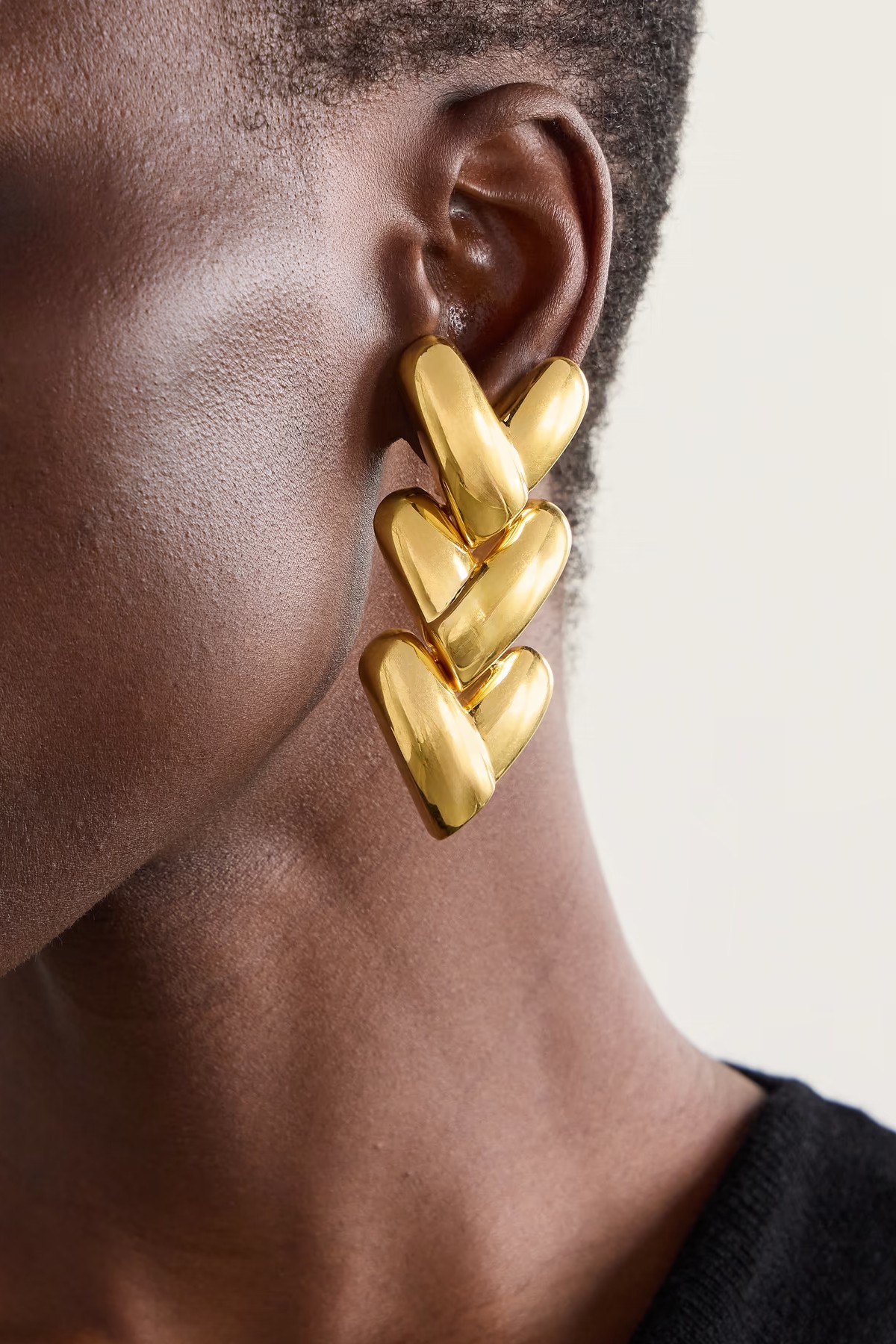 Love Gold-Tone Clip Earrings from Tom Ford