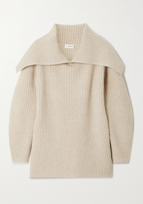 Fevila Ribbed Wool Sweater from By Malene Birger