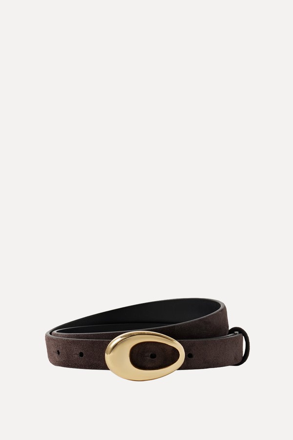 Olivia Suede Belt from KHAITE