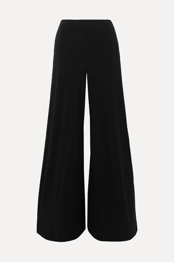 Elephant Stretch-Jersey Wide-Leg Pants from Norma Kamali