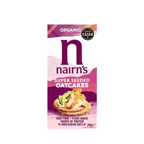 Organic Super Seeded Oatcakes from Nairns