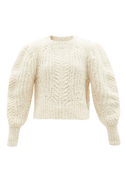 Heather Bouclé Alpaca-Blend Sweater from Ulla Johnson