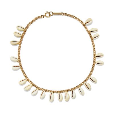 Gold Tone & Shell Choker from Isabel Marant