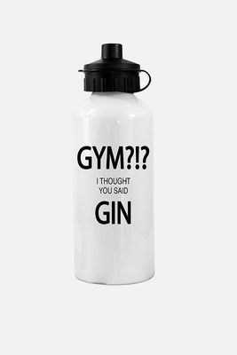 Personalised Gin Water Bottle from Treat Republic