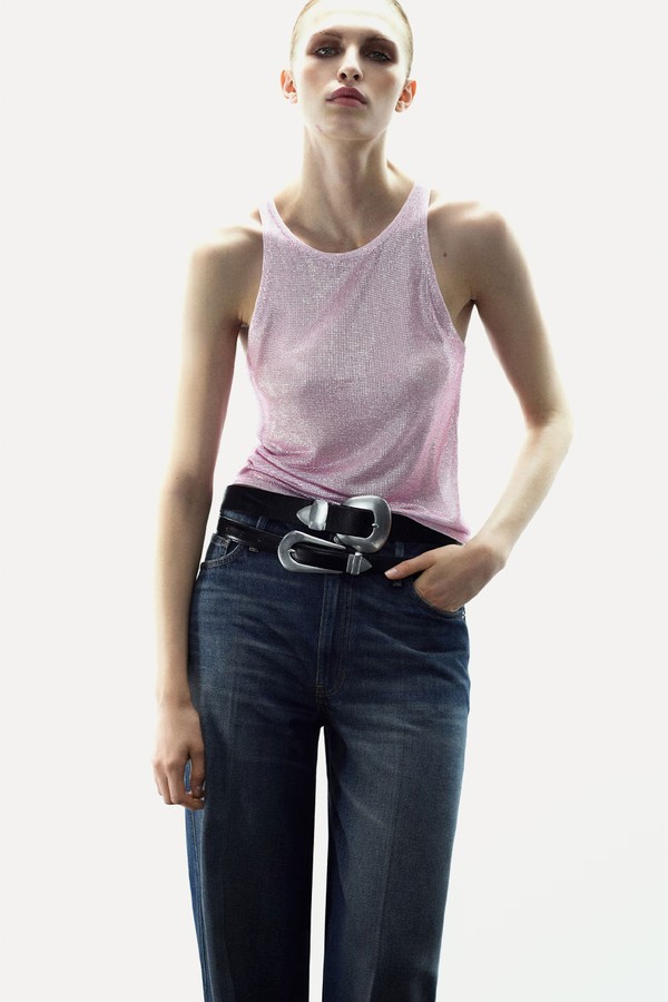 Halter Top With Crystals from Mango