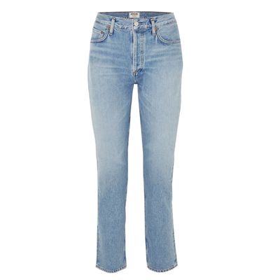 Remy High-Rise Straight-Leg Jeans from Agolde
