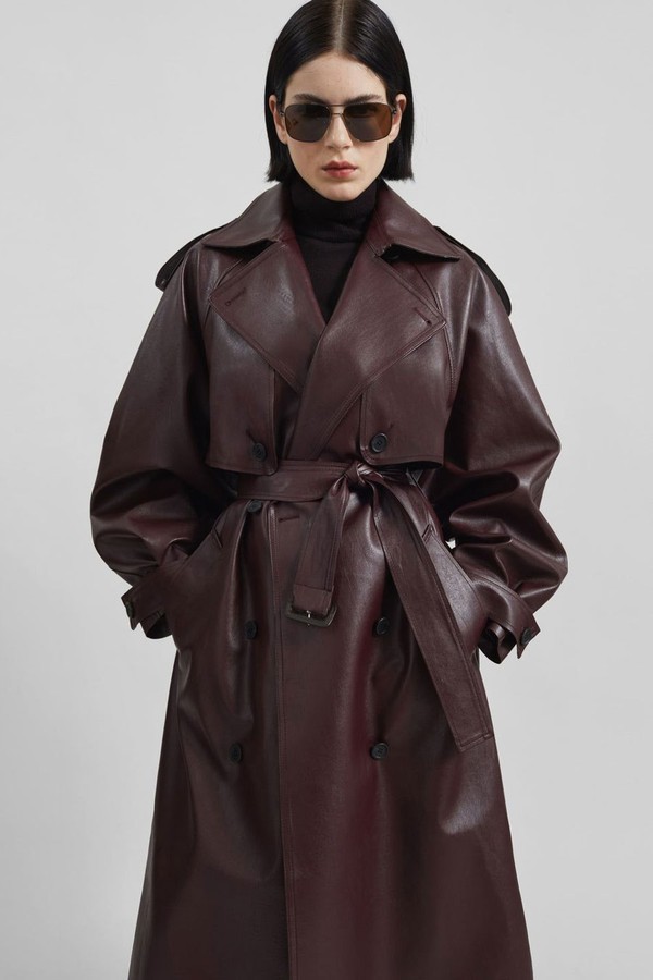 Vandve Faux Leather Trench from The Frankie Shop