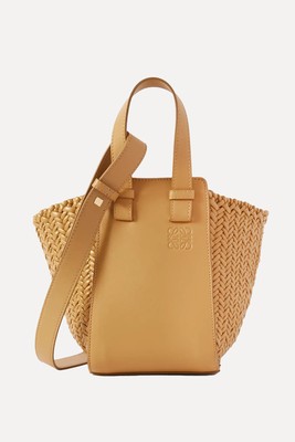 Hammock Woven Leather Tote Bag from Loewe