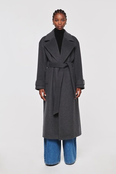 George Slouch Oversize Wool Wrap Coat from Aligne