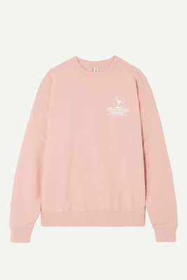 Printed Cotton-Jersey Sweatshirt from Sporty & Rich