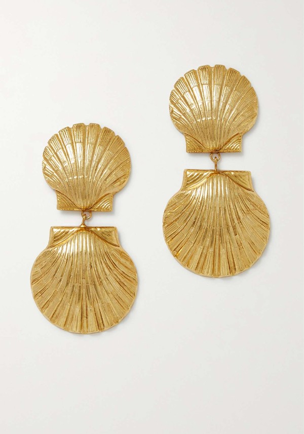 Kailini Gold-Tone Earrings from Jennifer Behr