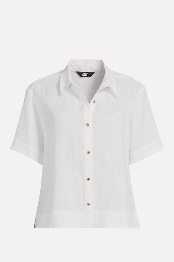 Short Sleeve Linen Shirt