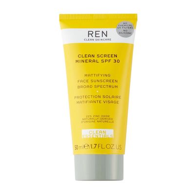 Clean Screen Mineral SPF 30 Mattifying Face Sunscreen from Ren