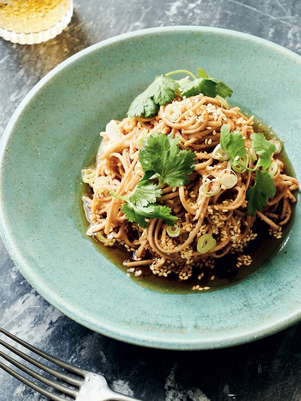 Brown Crab, Sesame Noodles & Ponzu