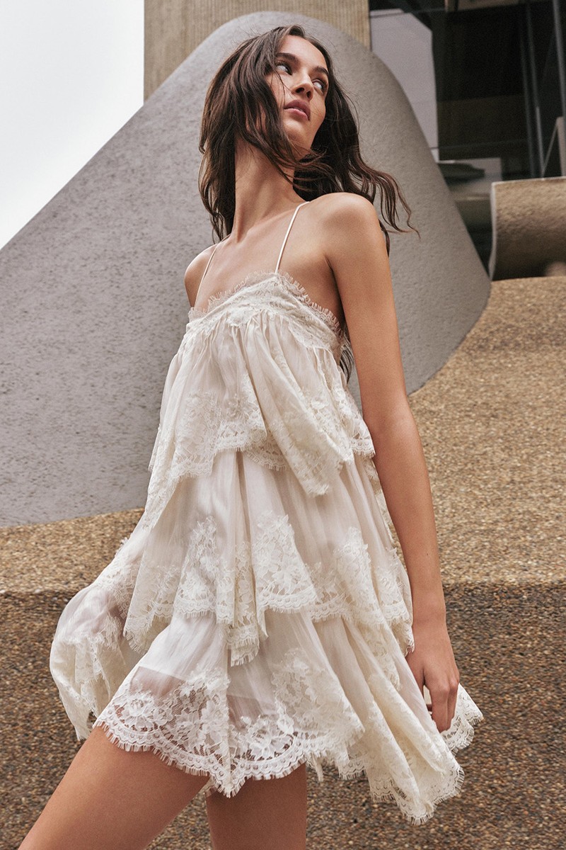 Ophelia Lace Mini Dress from AJE