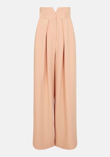 Compact Stretch Wide Leg Trouser