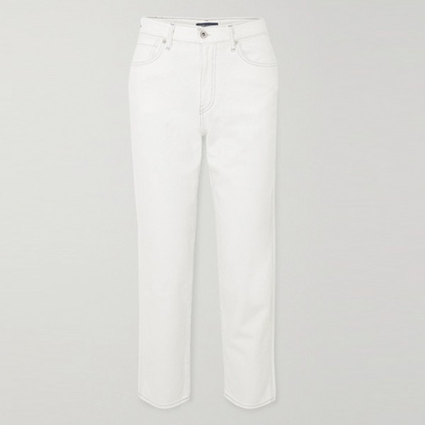 The Column High-Rise Straight-Leg Jeans