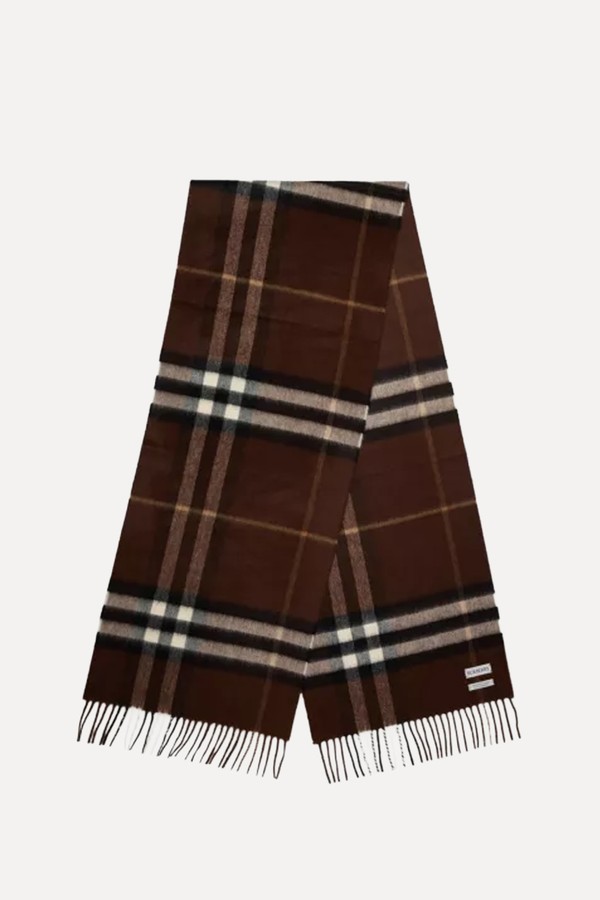 Check Cashmere Scarf from Burberry