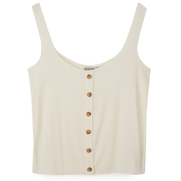 Top With Buttons from Stradivarius