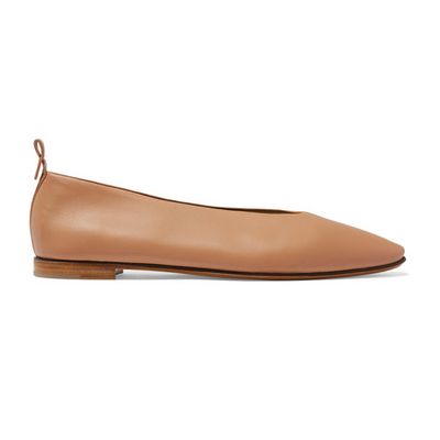 Leather Ballet Flats from Bottega Veneta