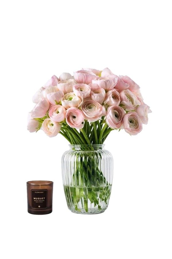 Ballet Slippers Italian Ranunculus Bouquet from Flowerbx