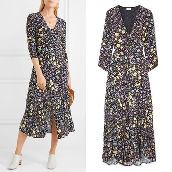 Katie Floral Print Crepe Midi Dress from Rixo London