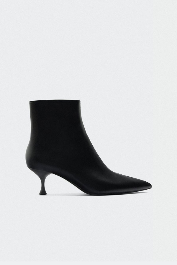 Kitten Heel Ankle Boots from Zara