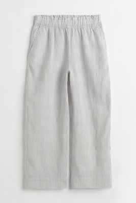 Ankle-Length Linen Trousers from H&M