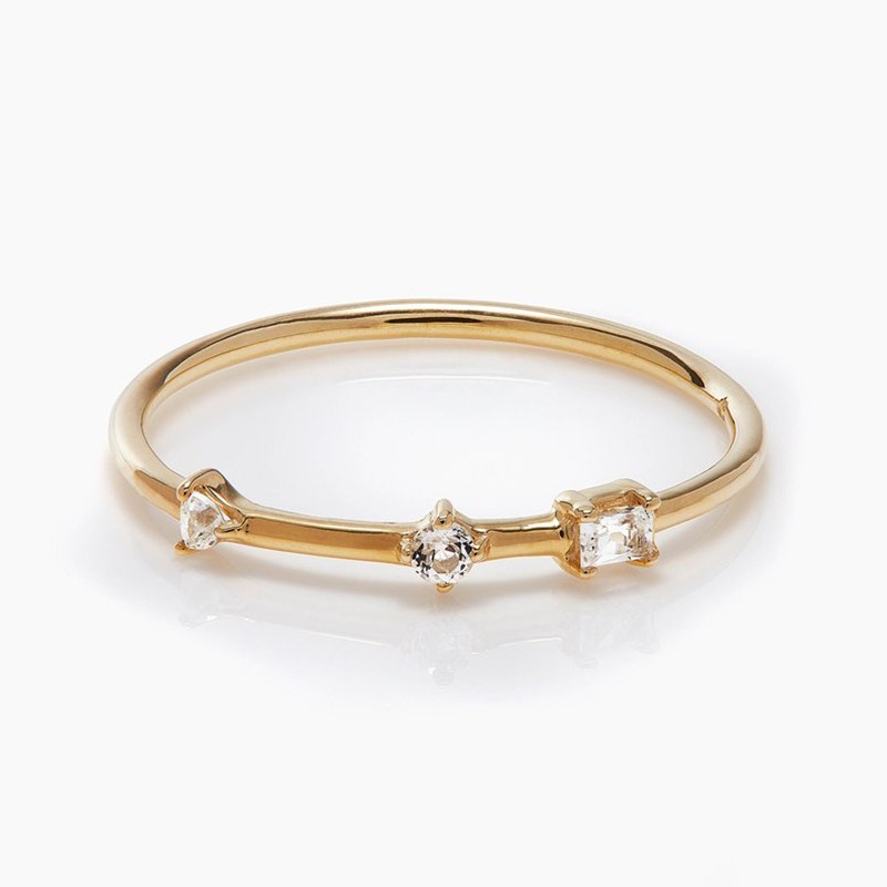 Three Stone Bamboo Ring from Otiumberg