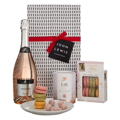 Rosé & Macarons Gift Box from John Lewis & Partners