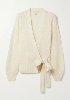Ribbed-Knit Wrap Cardigan from MICHAEL Michael Kors