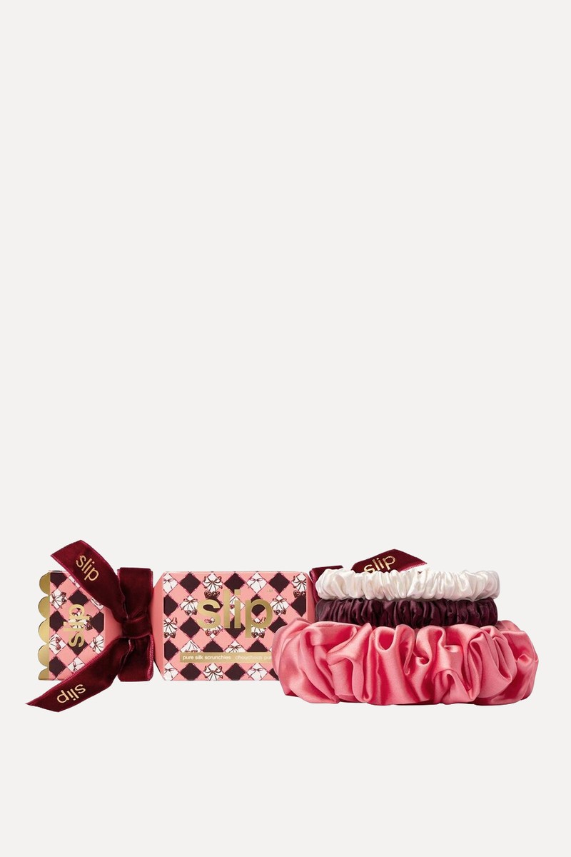 Pure Silk Assorted Scrunchie Cracker from Slip