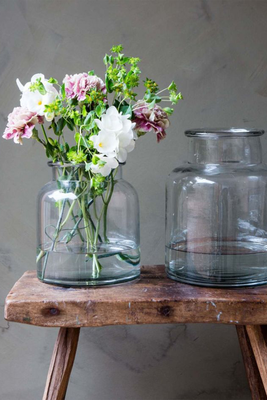 Wide Glass Vases  from Graham & Green 